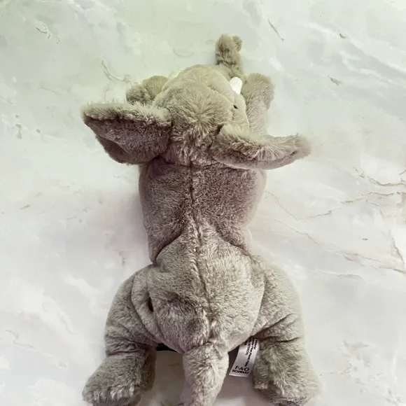 FAO Schwarz Soft Gray Elephant Plush - Picture 6 of 10